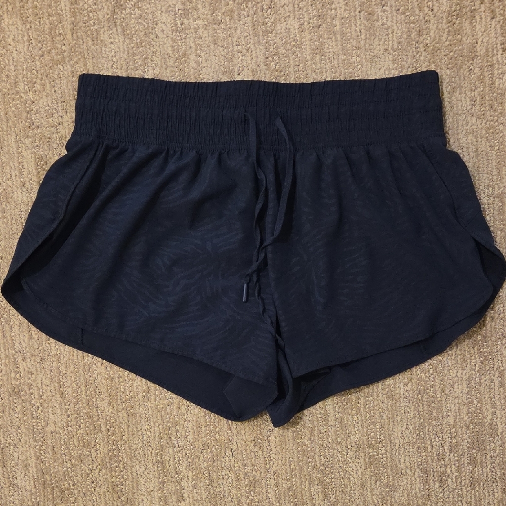 90 Degree By Reflex Dark Blue Athletic Shorts